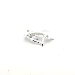 925 Sterling Silver Pendant Heart Dolphin